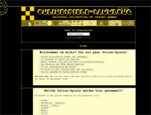 Tablet Screenshot of onlinespiele-sammlung.de